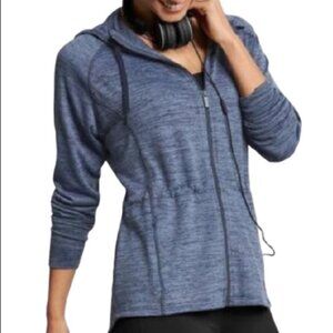 Athleta Blue No Sweat Jacket Zip Up Hoodie  I 1X